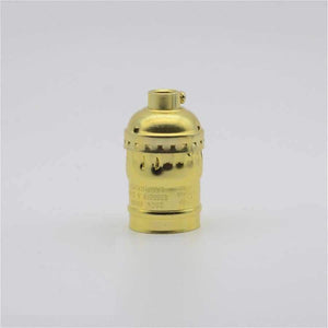 Planet Gates Vintage Lamp Holder with knob switch/Pull-chain Switch Pendant Lights E27/E26 Socket UL/110V/220V Base Lighting accessories