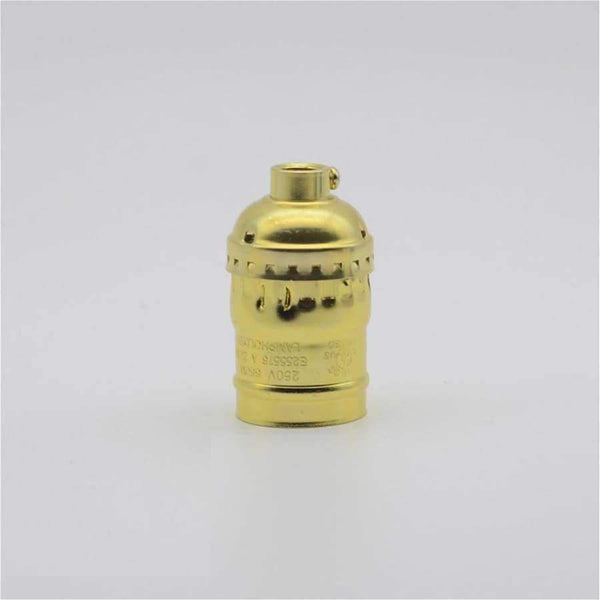 Planet Gates Vintage Lamp Holder with knob switch/Pull-chain Switch Pendant Lights E27/E26 Socket UL/110V/220V Base Lighting accessories