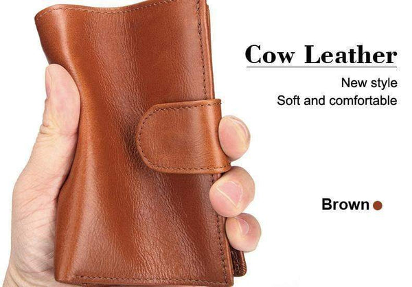 Planet Gates Vintage Men Wallet Genuine Leather Short Wallets Male Multifunctional Cowhide Purse Coin Pocket Driver License Holder