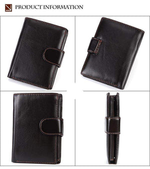 Planet Gates Vintage Men Wallet Genuine Leather Short Wallets Male Multifunctional Cowhide Purse Coin Pocket Driver License Holder