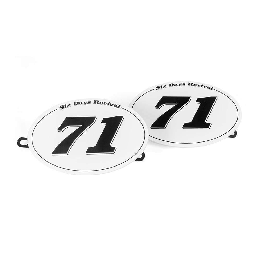 Planet Gates Vintage Motorcylce Table Number Plate Bracket 2pcs for MOTO CAFE RACER Scrambler for YAMAHA Cafe Racer