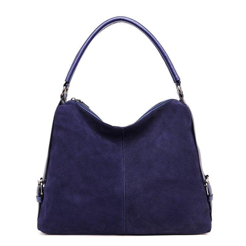 Vintage Nubuck Leather Bags  Larger Totes Women Crossbody Bags All-match Faux Suede Shoulder Bag