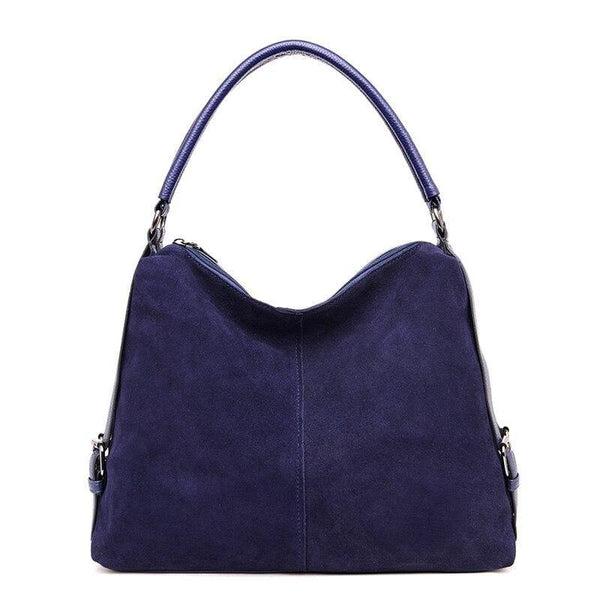 Vintage Nubuck Leather Bags  Larger Totes Women Crossbody Bags All-match Faux Suede Shoulder Bag