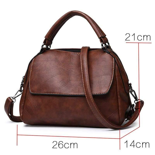 Vintage PU Leather Women Bag Large Capacity Handbags Designer Famous Brand Messenger Bag s