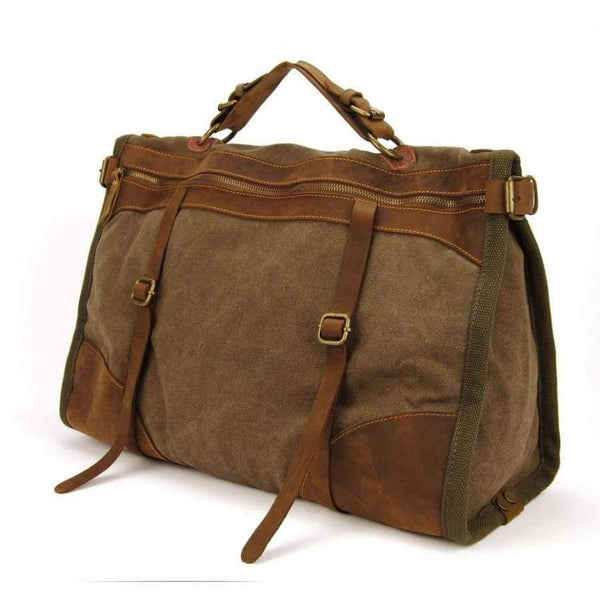 Planet Gates Vintage Retro military Canvas + Leather men travel bags luggage bags men weekend Bag Overnight duffle bags tote Leisure M314#