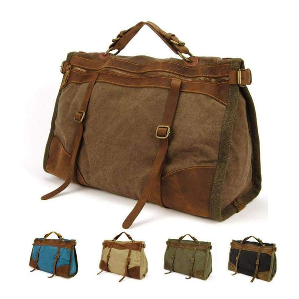 Planet Gates Vintage Retro military Canvas + Leather men travel bags luggage bags men weekend Bag Overnight duffle bags tote Leisure M314#