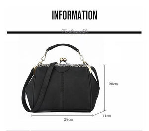 Planet Gates Vintage Shoulder Bags Women Matte Pu Leather Clip Women Messenger Bag Small Brand Designer Female Handbag Ladies Sac