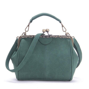 Planet Gates Vintage Shoulder Bags Women Matte Pu Leather Clip Women Messenger Bag Small Brand Designer Female Handbag Ladies Sac