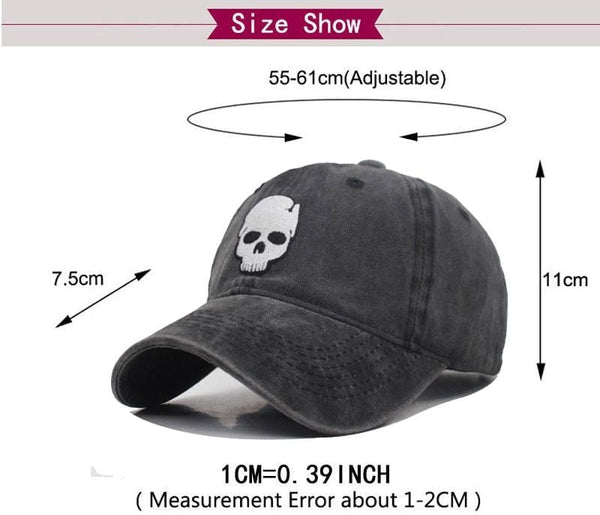 Planet Gates Vintage Skull Men's Baseball Cap Hats For Men Snapback Caps Bone Casquette Male Summer Gorras Trucker Women Baseball Hat