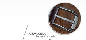 Planet Gates Vintage style pin buckle cow genuine leather belts for men 130cm high quality mens belt  free shipping