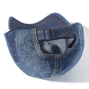 Planet Gates Vintage Washed Cotton Baseball Cap Men Women Denim Dad Hat Adjustable Trucker Style Low Profile
