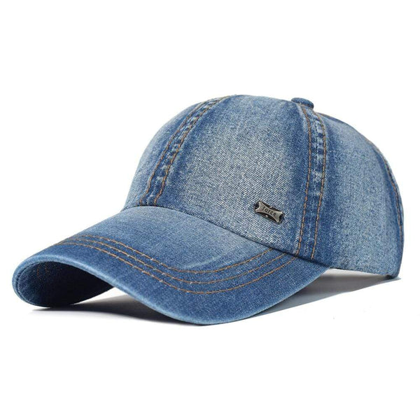 Planet Gates Vintage Washed Cotton Baseball Cap Men Women Denim Dad Hat Adjustable Trucker Style Low Profile