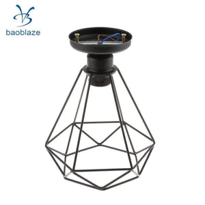 Planet Gates Vintage Wire Diamond Loft Pendant Ceiling Light Lamp Cage Shade 110-220V