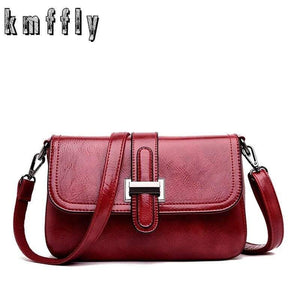 Vintage Women Flap Fashion Casual Real Leather Shoulder Bags Lady Crossbody Messenger Bag Elegant