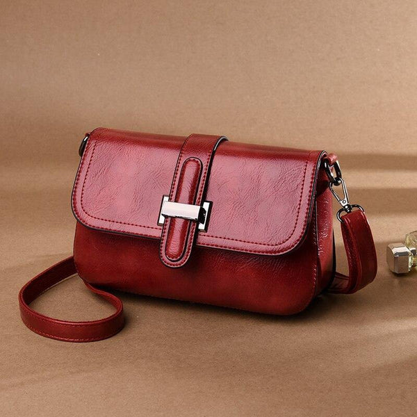 Vintage Women Flap Fashion Casual Real Leather Shoulder Bags Lady Crossbody Messenger Bag Elegant