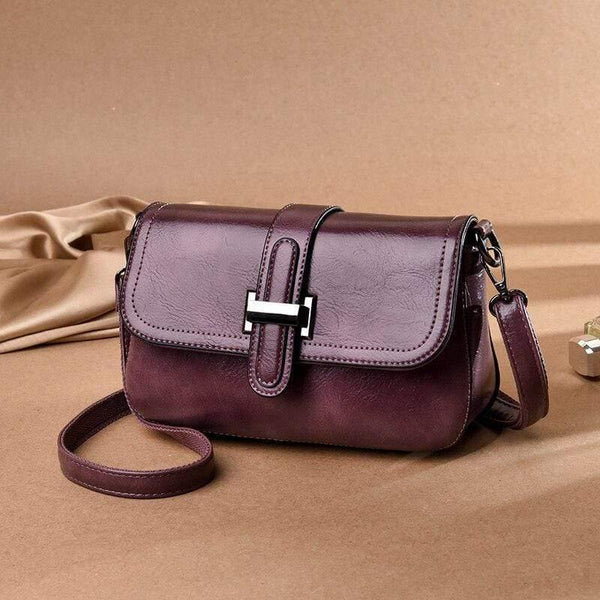 Vintage Women Flap Fashion Casual Real Leather Shoulder Bags Lady Crossbody Messenger Bag Elegant