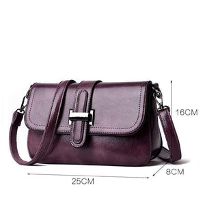 Vintage Women Flap Fashion Casual Real Leather Shoulder Bags Lady Crossbody Messenger Bag Elegant