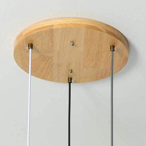 Planet Gates Vintage wood lamp Base Round Rectangular 30cm 50cm 3 heads DIY chandelier wooden Ceiling base hanging lamp Lighting Accessories