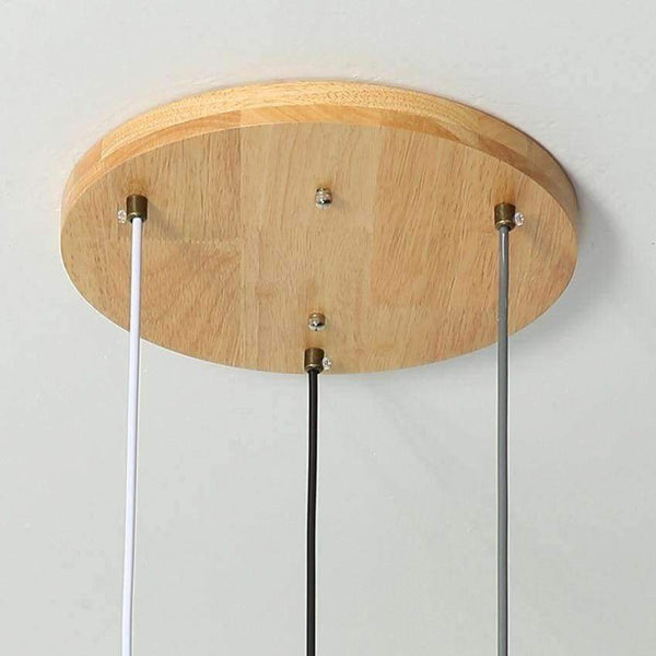 Planet Gates Vintage wood lamp Base Round Rectangular 30cm 50cm 3 heads DIY chandelier wooden Ceiling base hanging lamp Lighting Accessories