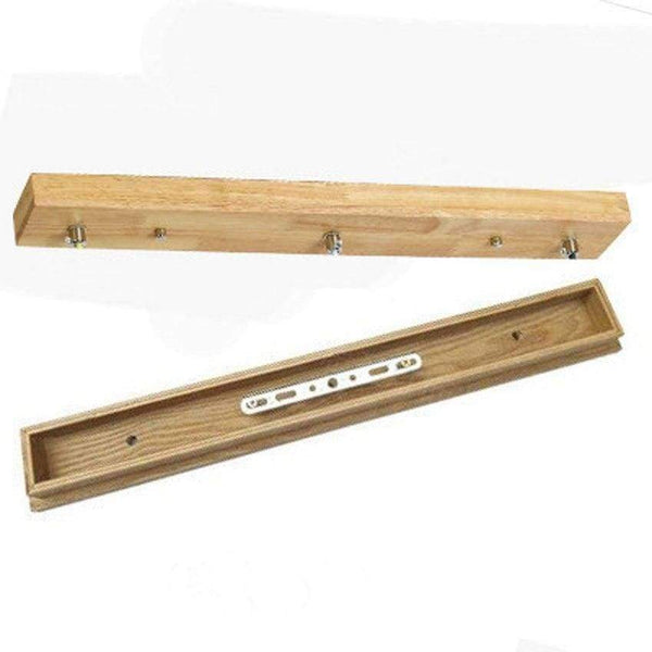 Planet Gates Vintage wood lamp Base Round Rectangular 30cm 50cm 3 heads DIY chandelier wooden Ceiling base hanging lamp Lighting Accessories