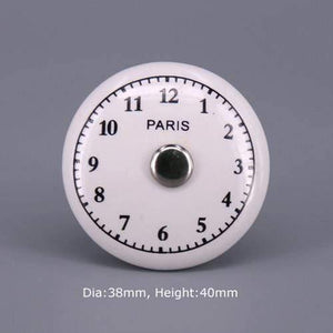1x Classic White  Porcelain/Ceramic Drawer Pull Knob Cabinet Cupboard Door Handle Knob