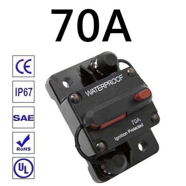 Planet Gates violet 30A 40A 50A 60A 70A 80A 100A 120A 150A 200A 250A 300A AMP Circuit Breaker Fuse Reset 12-48V DC Car Boat Auto Waterproof