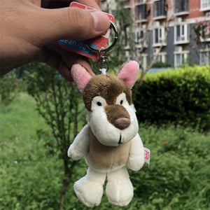 Planet Gates violet / China Cute Cartoon Bear Elephant Raccoon Monkey Animal Plush Toy Keychain Backpack Bag Keychain Shark Dinosaur Lion Omelette Cute Gift