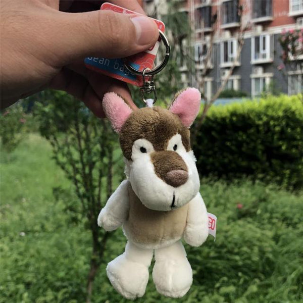 Planet Gates violet / China Cute Cartoon Bear Elephant Raccoon Monkey Animal Plush Toy Keychain Backpack Bag Keychain Shark Dinosaur Lion Omelette Cute Gift