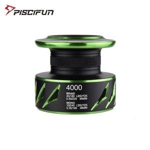 Planet Gates Viper II Spinning Reel Spare Spool 1000 2000 Shallow Light Spool 3000 4000 Standard Deep Spool Extra Fishing Reel Spool