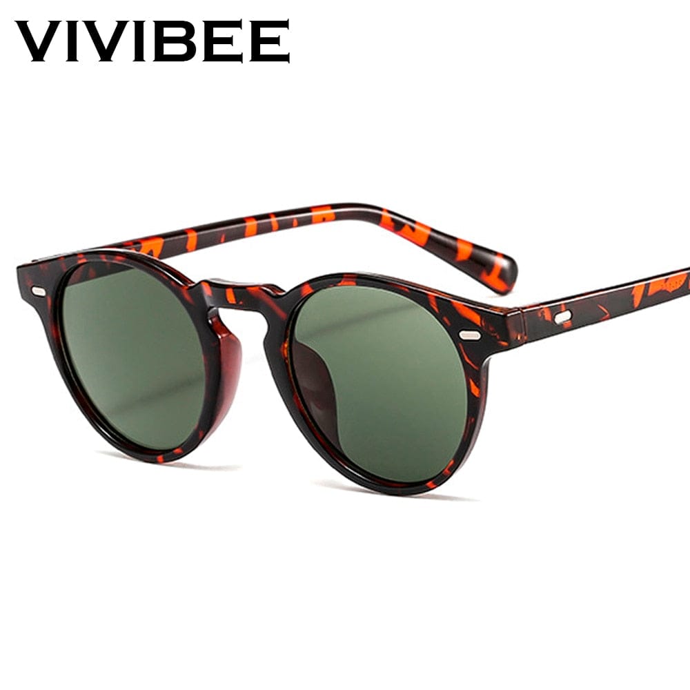 Planet Gates VIVIBEE Retro Men Square Sunglasses Vintage UV400 Leopard Frame Women 2022 Anti Glare Brand Designer Summer Eyeglasses