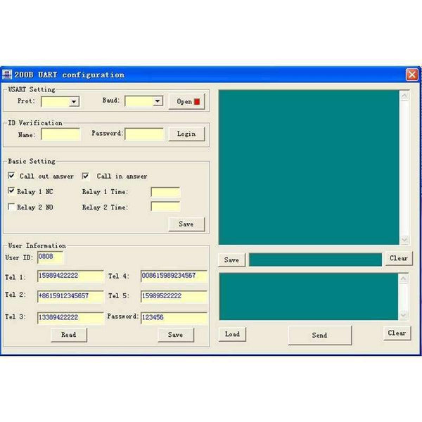 Planet Gates Voice Communication optional audio wireless intercom access system for building with GSM door opener function