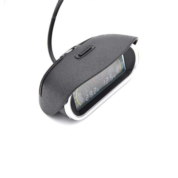 Planet Gates Voltmeter car motorcycle auto for mitsubishi Horizontal water temperature gauge motor temp sensor Volt Meter 2 in 1 12v LCD