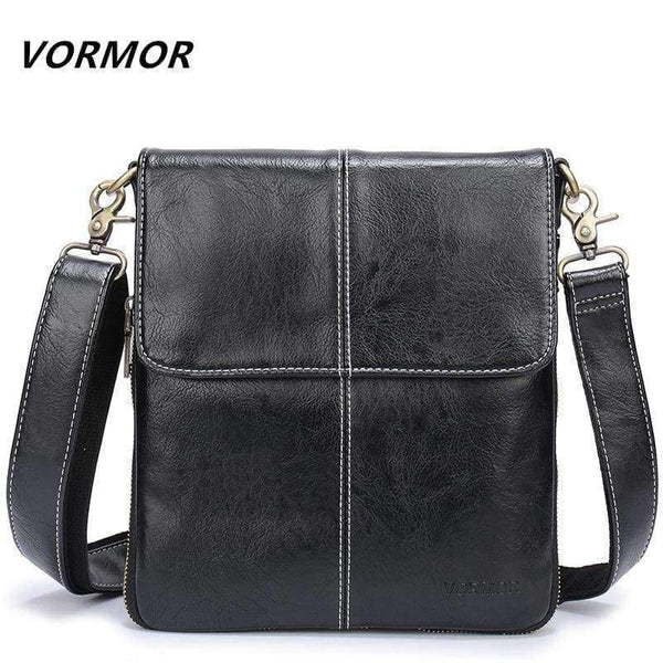 Planet Gates VORMOR Leather Men Bag Fashion Leather Crossbody Bag Shoulder Men Messenger Bags Small Casual Designer Handbags Man Bags