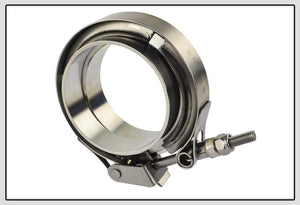 Planet Gates VR - 2.5" SUS 304 Steel Stainless Exhaust V Band Clamp Flange Kit QUICK RELEASE CLAMP Male Female FLANGE OR NORMAL TYPE