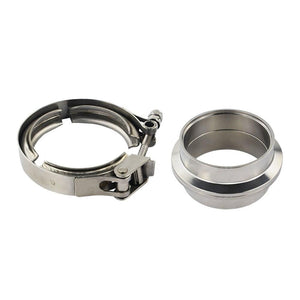 Planet Gates VR - 2.5" SUS 304 Steel Stainless Exhaust V Band Clamp Flange Kit QUICK RELEASE CLAMP Male Female FLANGE OR NORMAL TYPE