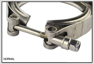 Planet Gates VR - 2.5" SUS 304 Steel Stainless Exhaust V Band Clamp Flange Kit QUICK RELEASE CLAMP Male Female FLANGE OR NORMAL TYPE