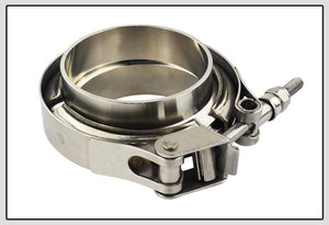 Planet Gates VR - 2.5" SUS 304 Steel Stainless Exhaust V Band Clamp Flange Kit QUICK RELEASE CLAMP Male Female FLANGE OR NORMAL TYPE