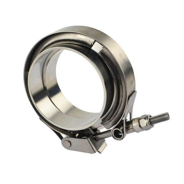 Planet Gates VR - 2.5" SUS 304 Steel Stainless Exhaust V Band Clamp Flange Kit QUICK RELEASE CLAMP Male Female FLANGE OR NORMAL TYPE