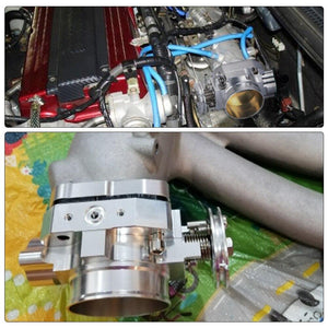 Planet Gates VR Aluminum Upgrade 70MM Throttle Body Silver For Honda Civic Acura Integra B16 B18 Intake Manifold VR6952