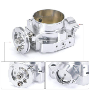 Planet Gates VR Aluminum Upgrade 70MM Throttle Body Silver For Honda Civic Acura Integra B16 B18 Intake Manifold VR6952