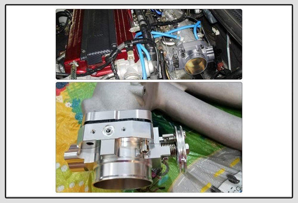 Planet Gates VR Aluminum Upgrade 70MM Throttle Body Silver For Honda Civic Acura Integra B16 B18 Intake Manifold VR6952