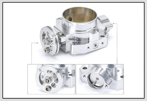 Planet Gates VR Aluminum Upgrade 70MM Throttle Body Silver For Honda Civic Acura Integra B16 B18 Intake Manifold VR6952
