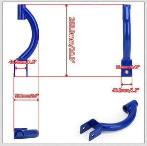 Planet Gates VR - BLUE FOR 95-98 240SX S14 S15 R33 REAR ADJUSTABLE CAMBER CONTROL ARM KIT SUSPENSION VR9817