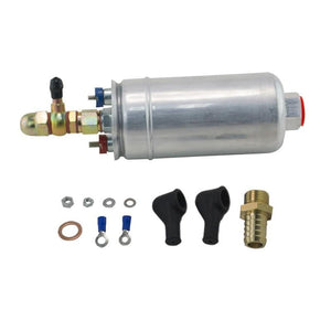 Planet Gates VR - External Fuel Pump 0580 254 044  FUEL PUMP WITH BANJO FITTING KIT HOSE ADAPTOR UNION 8MM OUTLET TAIL