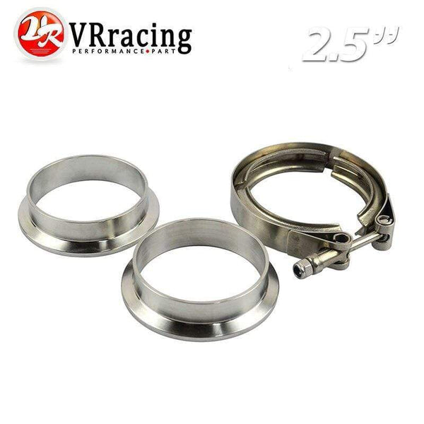 Planet Gates VR - New type 2.5"  V Band clamp flange Kit (Stainless Steel 201) For turbo exhaust downpipe VR5231