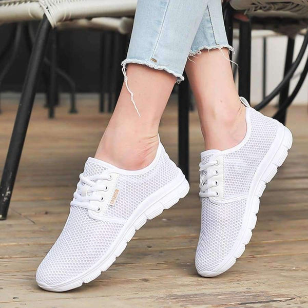 Planet Gates Vulcanize Shoes Casual Women Outdoor Mesh Shoes Casual Lace Up Comfortable S Sports shoes #NFA