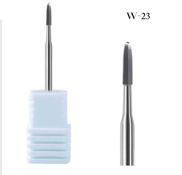 Planet Gates W-23 1pcs Carbide Tungsten Cutter Nail Bit Wearproof Manicure Polishing Clean Cuticle Polishing Tools for Manicure Drill