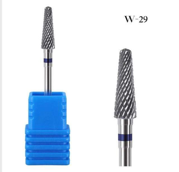 Planet Gates W-29 1pcs Carbide Tungsten Cutter Nail Bit Wearproof Manicure Polishing Clean Cuticle Polishing Tools for Manicure Drill
