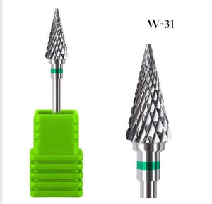 Planet Gates W-31 1pcs Carbide Tungsten Cutter Nail Bit Wearproof Manicure Polishing Clean Cuticle Polishing Tools for Manicure Drill