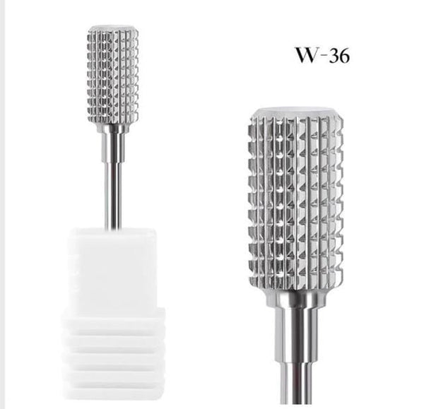 Planet Gates W-36 1pcs Carbide Tungsten Cutter Nail Bit Wearproof Manicure Polishing Clean Cuticle Polishing Tools for Manicure Drill